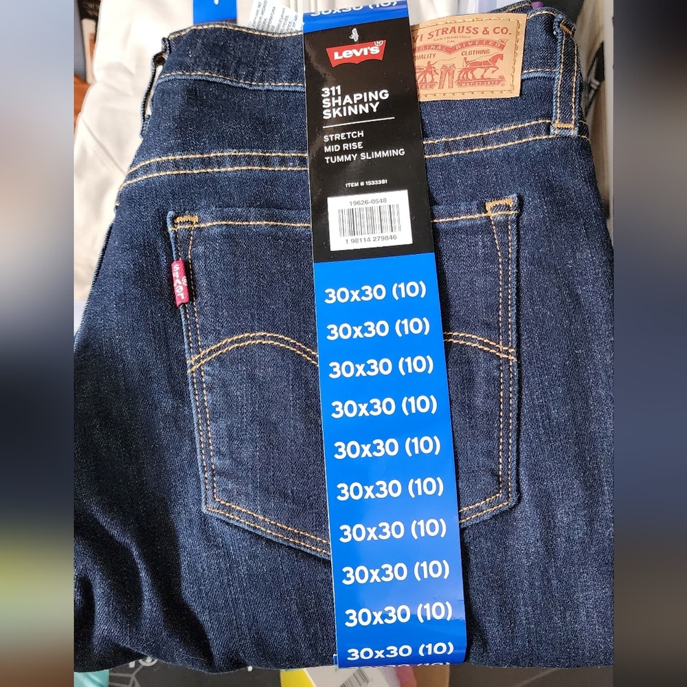 Levi's Dark Blue Shaping Skinny Jeans